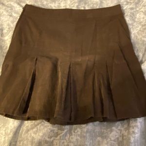 Size 5 brown mini skirt